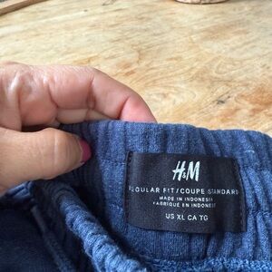 H&M Blue Athletic Men's Shorts